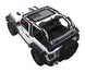 SpiderWebShade sun shade for Jeep Wrangler JL 2-Door; black American flag print top