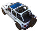 Sun Shade SPIDERWEBSHADE for Jeep Wrangler JLU 4-Door with blue American flag print