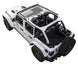 Sun Shade top for Jeep Wrangler JLU 4-Door by SPIDERWEBSHADE