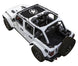 Sun Shade SPIDERWEBSHADE for Jeep Wrangler JLU 4-Door black stock-printed shade top