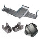Artec Industries JL 392 Bellypan Protection Package for 4-Door Jeep JL underbody pan with mounting brackets and skid pieces