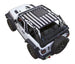 Sun Shade for Jeep Wrangler JL 2-Door by SpiderWebShade with US flag print