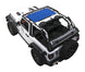 Sun Shade for Jeep Wrangler JL 2-Door by SpiderWebShade, solid blue shade top.