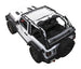 Sun Shade for Jeep Wrangler JL 2-Door by SpiderWebShade, solid color shade top