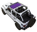 SpiderWebShade Sun Shade for Jeep Wrangler JLU 4-Door; solid purple shade top
