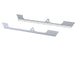 JT Aluminum Rocker Armor panels (3) silver with yellow fasteners