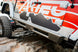 Artec JT Aluminum Rocker Armor rocker guards on Jeep Wrangler side panel