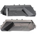 Artec JL/JT Front Inner Fenders, 2 pcs, gray metal liners for Jeep Wrangler JL/JT