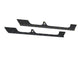 JT Aluminum Rocker Armor by Artec Industries, three-piece rocker armor panels, black aluminum with gold and silver rivets