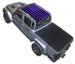 Sun shade SpiderWebShade for Jeep Gladiator JT with purple flag print top