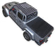 Sun shade top for Jeep Gladiator JT by SpiderWebShade, black/gray American flag print.