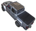 Sun Shade for Jeep Gladiator JT by SPIDERWEBSHADE; stock printed US flag design over bed area