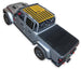 Jeep Gladiator JT sun shade by SPIDERWEBSHADE with yellow flag-style star pattern