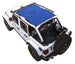 Sun Shade SPIDERWEBSHADE for Jeep Wrangler JLU 4-Door, solid blue roof shade