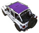Sun shade top for Jeep Wrangler JLU 4-Door by SPIDERWEBSHADE in solid purple