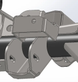Artec JK2TJ Front Axle Swap Kit with Truss, gray steel mounting brackets