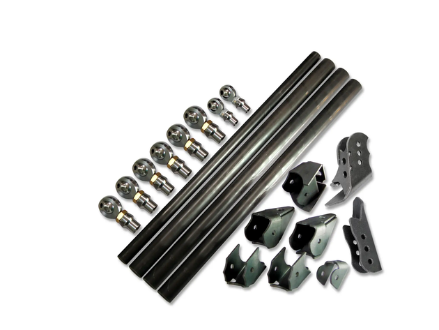 Easy 3 Link Kit F for Artec Trusses - Artec Industries, black steel link rods and mounting brackets