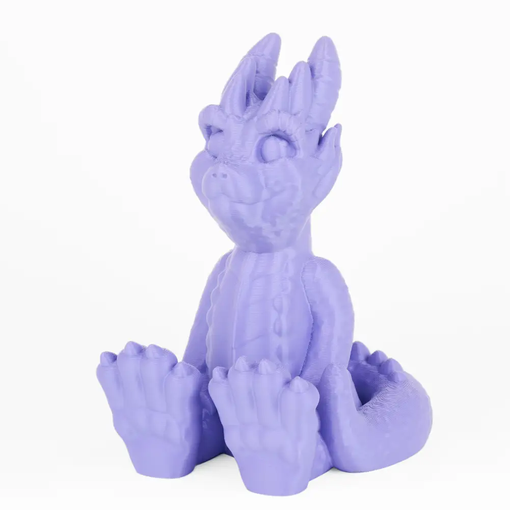 PLA+ Filament purple 3D-printed figurine, a 3D printer accessory
