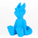 PLA+ Filament blue 3D-printed creature figurine; Numakers 3D printer accessory with vibrant color and glossy finish
