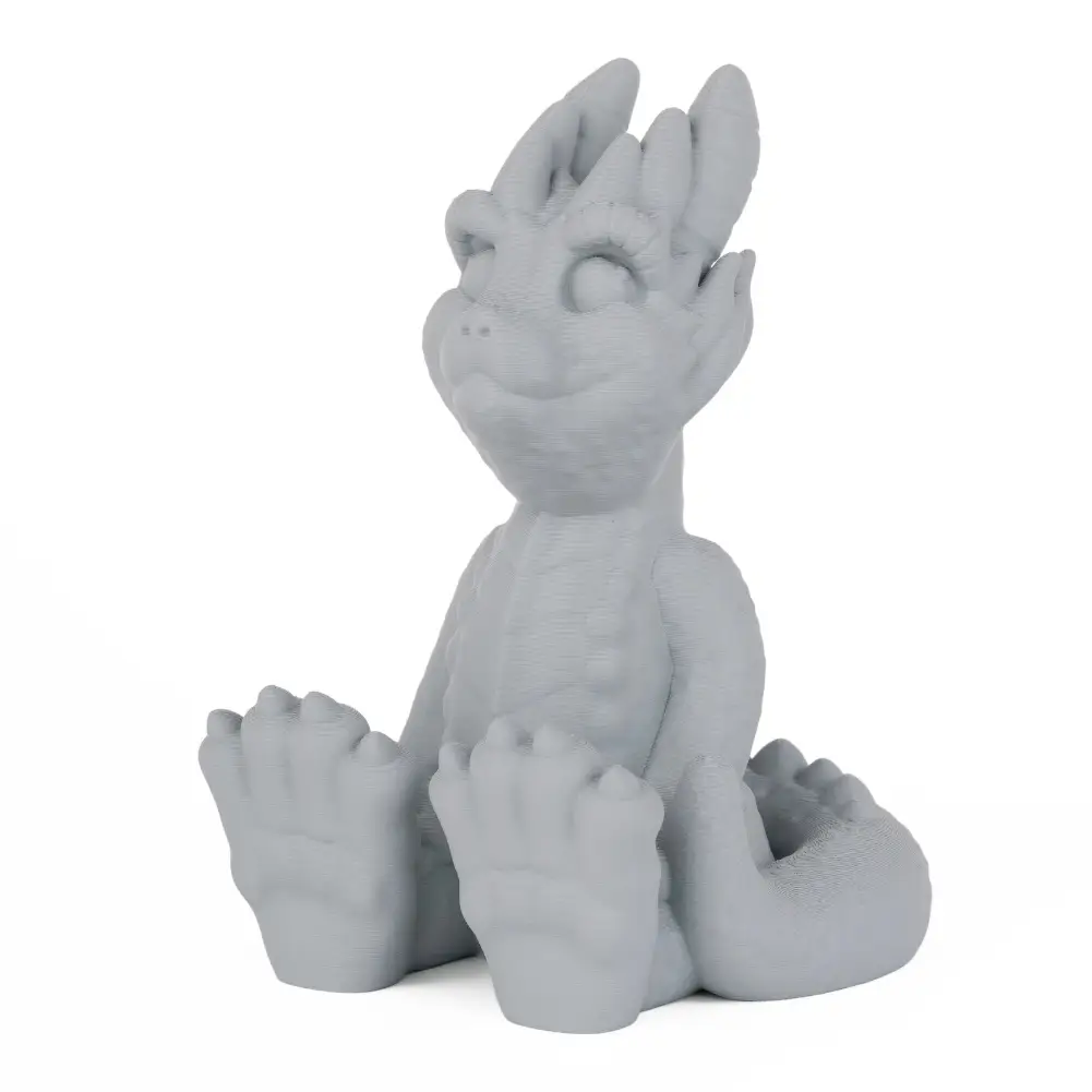 PLA+ Filament Numakers 3D printer accessory gray dragon figurine