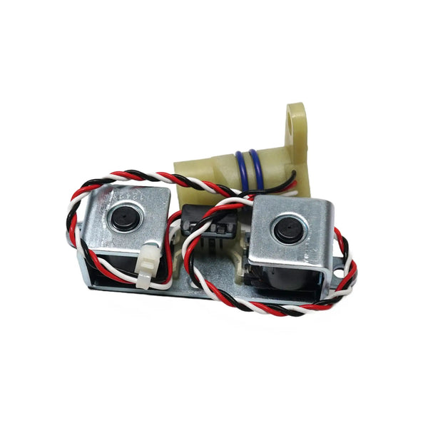 Power Driven Lockup/Overdrive Solenoid 47RH tan housing with wiring and mounting hardware