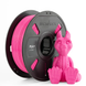 Numakers PLA+ filament spool in pink (1.75 mm) beside pink dragon model