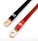 Battery cable replacement harness for Jeep Grand Cherokee ZJ by Big7Kits; black and red copper-lug cables