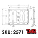 TMR Milwaukee Packout Double Mount Universal by TMR Customs SKU 2571
