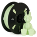 PLA Matte filament spool by Numakers in mint green (1.75 mm) with a mint-green dragon figurine; two items