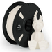 PLA Matte filament spool by Numakers, 1.75 mm beige filament and a white 3D-printed figure.