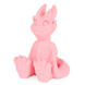 PLA Matte 3D-printed pink dragon figurine for display