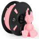 PLA Matte filament spool by Numakers in pink, 1.75 mm, matte finish, with pink dragon figurine