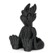 3D-printed black hand sculpture using Numakers Silk PLA