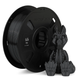 Numakers Silk PLA filament spool on a black spool, 1.75 mm, held by gloved hands