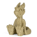Numakers PLA Silk 3D-printed dragon statue in gold finish
