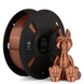 Numakers Silk PLA filament spool in copper color for 3D printing