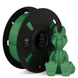 Numakers Silk PLA filament spool with green filament on a black reel, 1.75 mm diameter