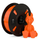 Silk PLA filament spool, orange, by Numakers; 1.75 mm diameter, 3D printer accessory