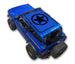 Sun shade top for Ford Bronco (2021–2026), blue SpiderWebShade with black star logo