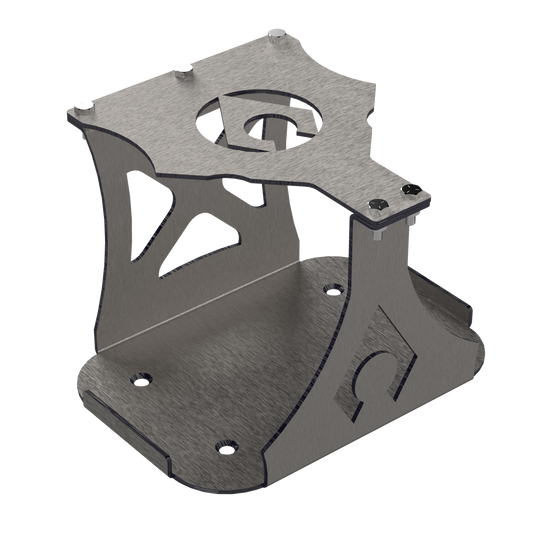 Artec Group 34 Optima Battery Mount brushed metal bracket with bolt hardware