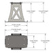 Artec Group 51 Optima Battery Mount gray metal bracket for 51-series battery