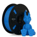 PETG-HS Filament spool by Numakers; blue 1.75 mm PETG 3D printer filament accessory with blue dragon figurine
