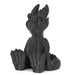 PETG-HS Filament by Numakers; black 3D-printed dragon statue model