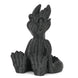 PETG-HS Filament by Numakers; black 3D-printed dragon statue model