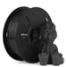 PETG-HS Filament spool by Numakers, black 1.75 mm, with dragon figurine for 3D printers