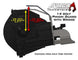 14 bolt Pinion Guard with Bridge, black finish, Artec Industries