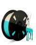 Numakers PLA Glow in the Dark filament spool; cream-colored PLA on black reel