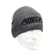 Grey Beanie Artec Industries logo, knit fabric with front embroidery