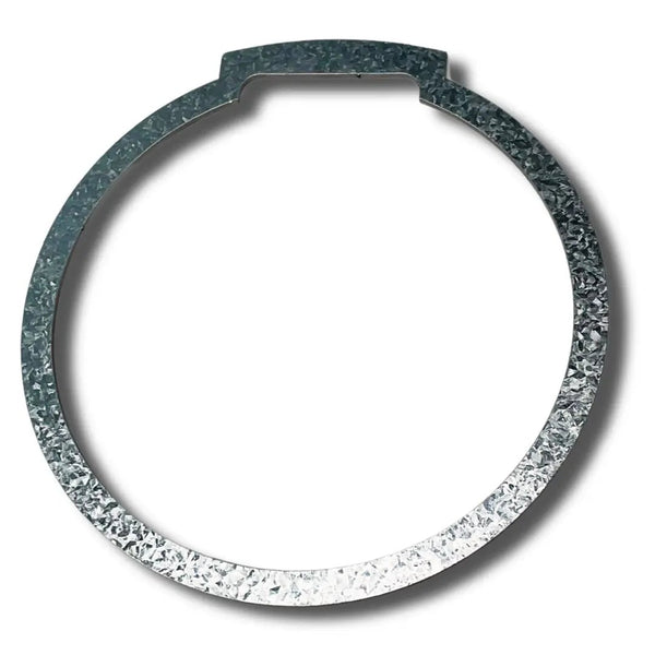 Power Driven Diesel 47/48 Case Saver ring, circular galvanized steel with top mounting tab