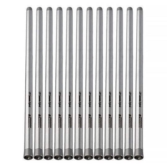 Pushrods Power Driven Diesel 89-98 Cummins 12V, silver, set of 16